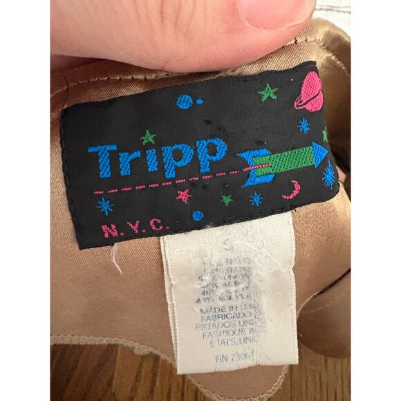 TRIPP NYC Gold Silky Vest Cosplay Small - Picture 4 of 6